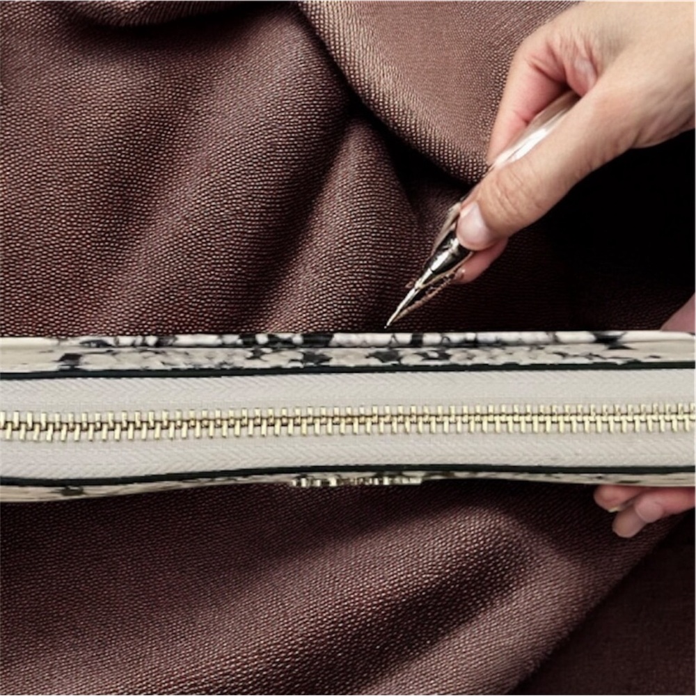 Coach Python Embossed Long Zip Wallet NWT MSRP $5… - image 5